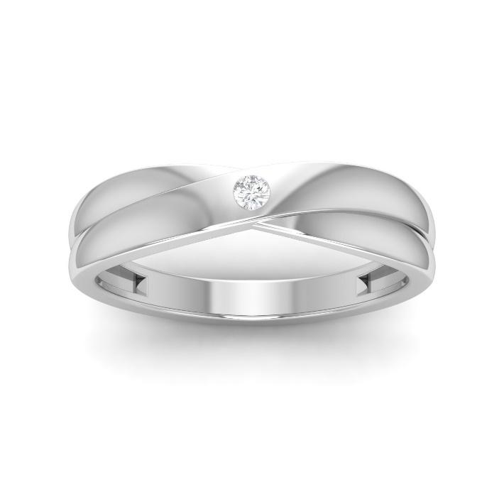 Diamond Engagement Rings for Men | White gold engagement ring for men 
