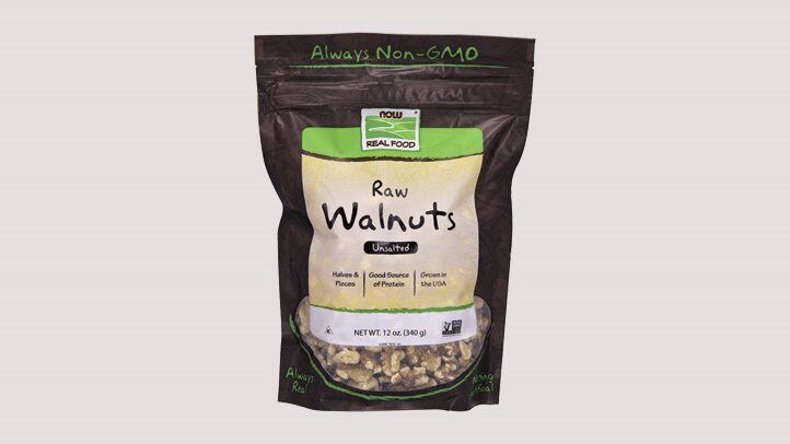 2. NOW Foods Organic Raw Walnuts