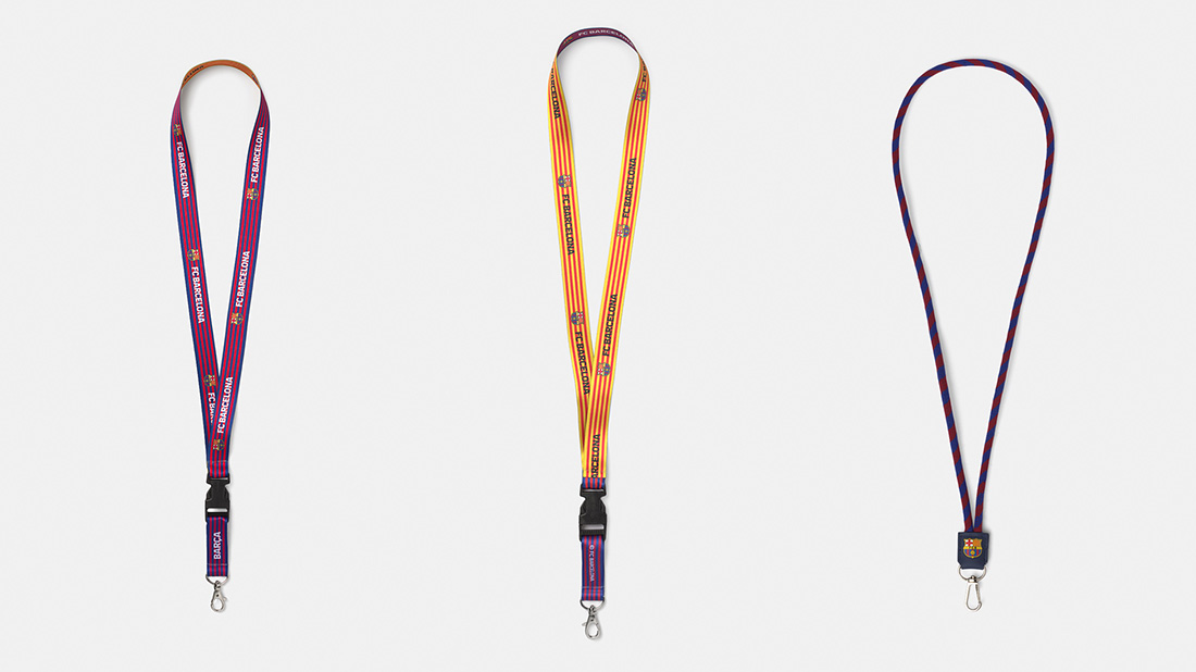 barcelona football lanyard personalised giftware