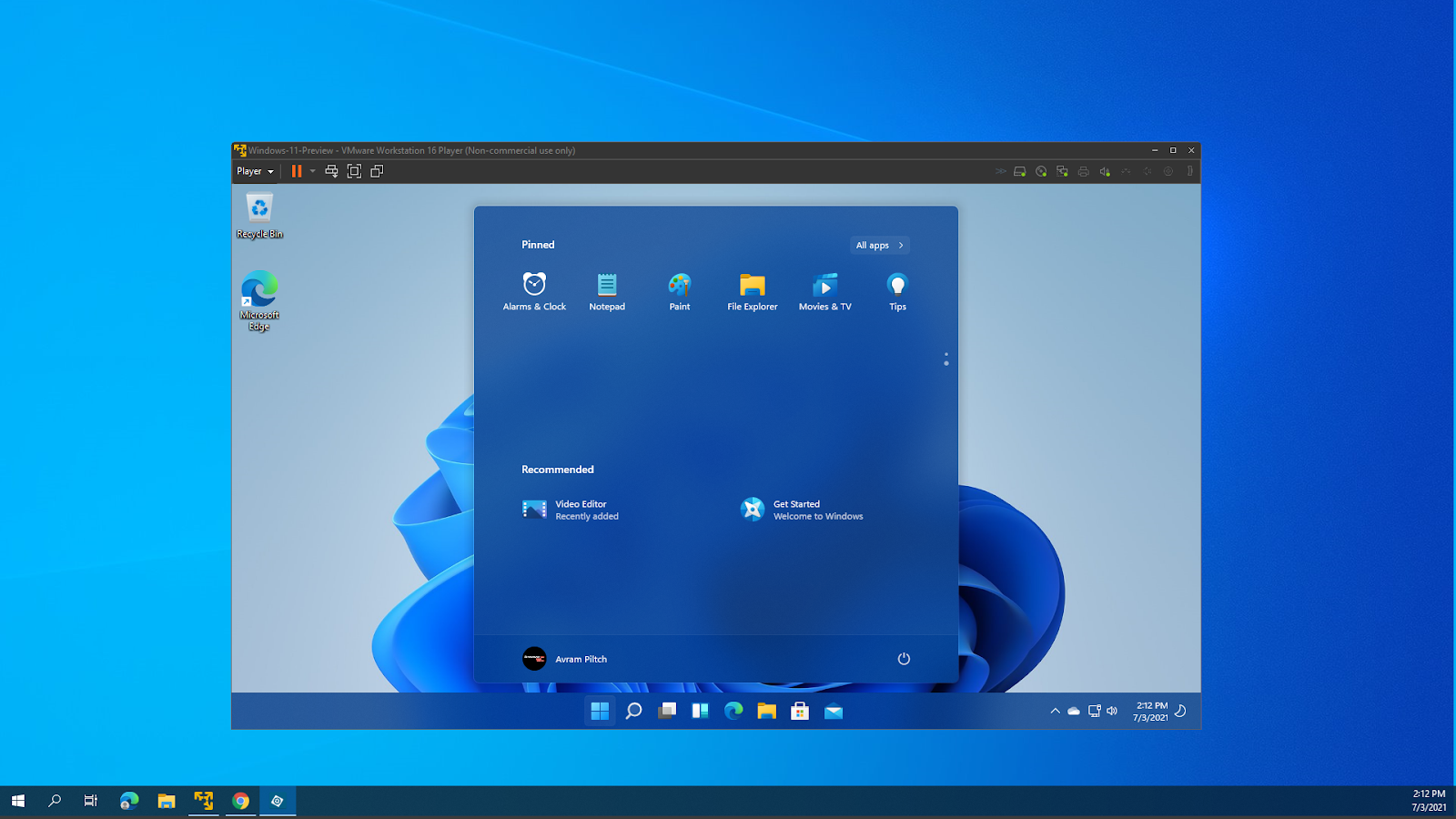 Setting up a virtual machine is one of the most notable features of Windows 11 Pro