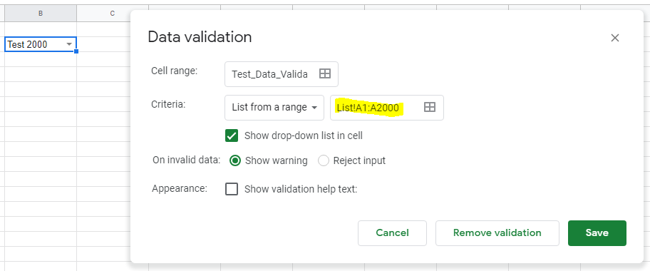 Form Dropdown 1000 row limit Google Docs Editors Community