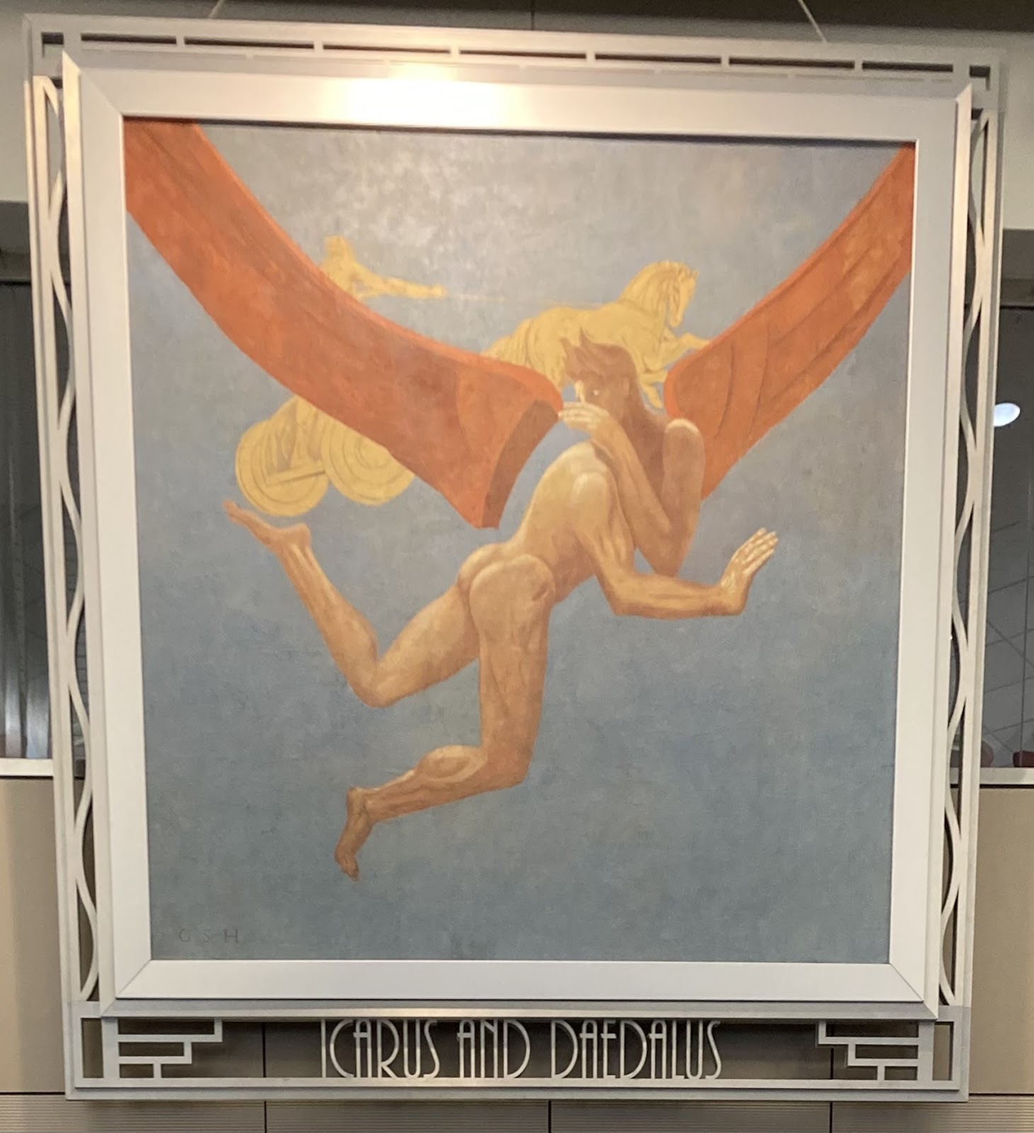 WPA Art in Tampa - Icarus & Daedalus