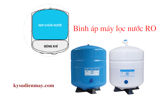 Cấu tạo bình áp máy lọc nước RO