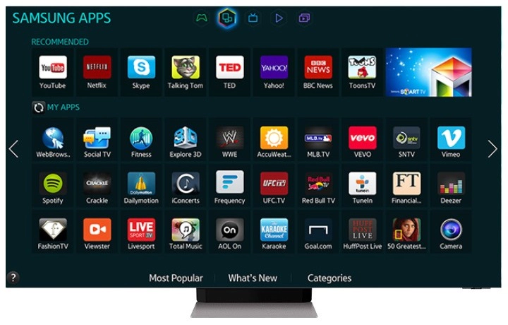 Приложение для просмотра телевизора смарт тв. Samsung apps для Smart TV приложения. Телевизор самсунг смарт ТВ. Телевизор самсунг смарт ТВ 2018. Приложения в телевизоре самсунг смарт.