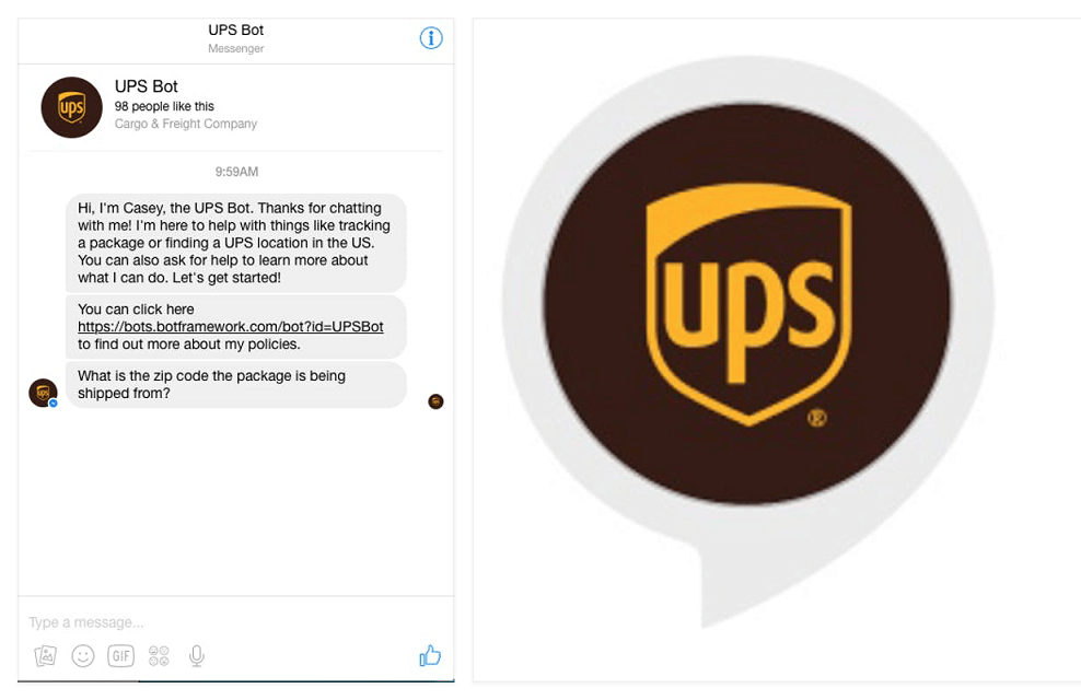 UPS Botchat