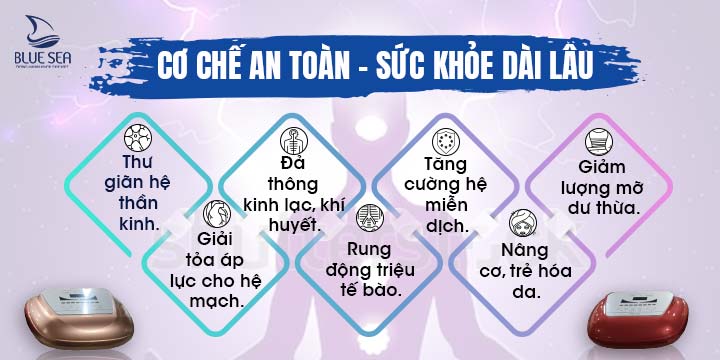 Trị liệu điện sinh học R4U tác động lên toàn bộ cơ thể.