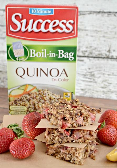 Strawberry Quinoa Breakfast Bars, recipes using quinoa, breakfast bar recipes, quinoa breakfast recipes, quinoa breakfast bars, using quinoa in recipes, preparing quinoa, wholesome breakfast recipes, quinoa dinner recipes, quinoa lunch recipes