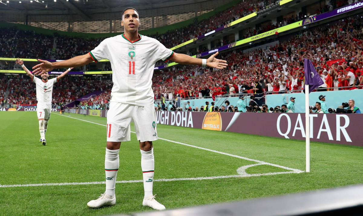 Abdelhamid Sabiri’s free-kick against Belgium helped Morocco take the lead on a tough night