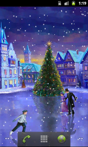 Christmas Rink Live Wallpaper apk