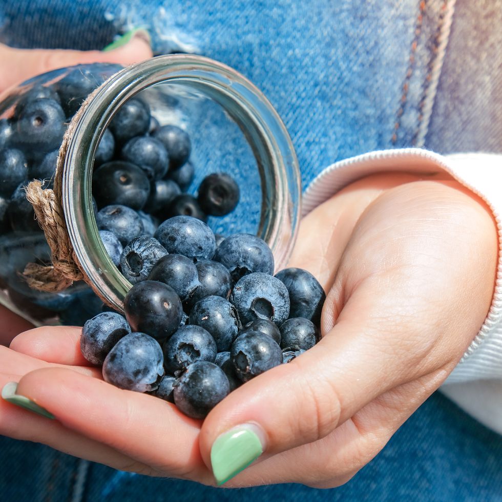 what to eat after a run, blueberries
