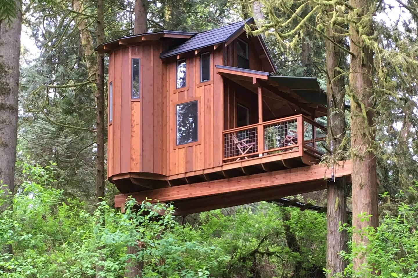 Tree House in the City - Urban Couples Getaway by Pete Nelson in Quiet Neighborhood