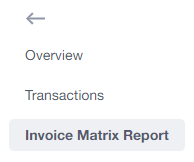 invoice matrix report