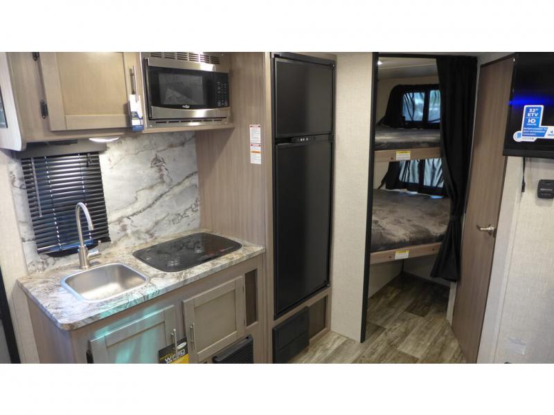  Kitchen in the CrossRoads Sunset Trail travel trailer