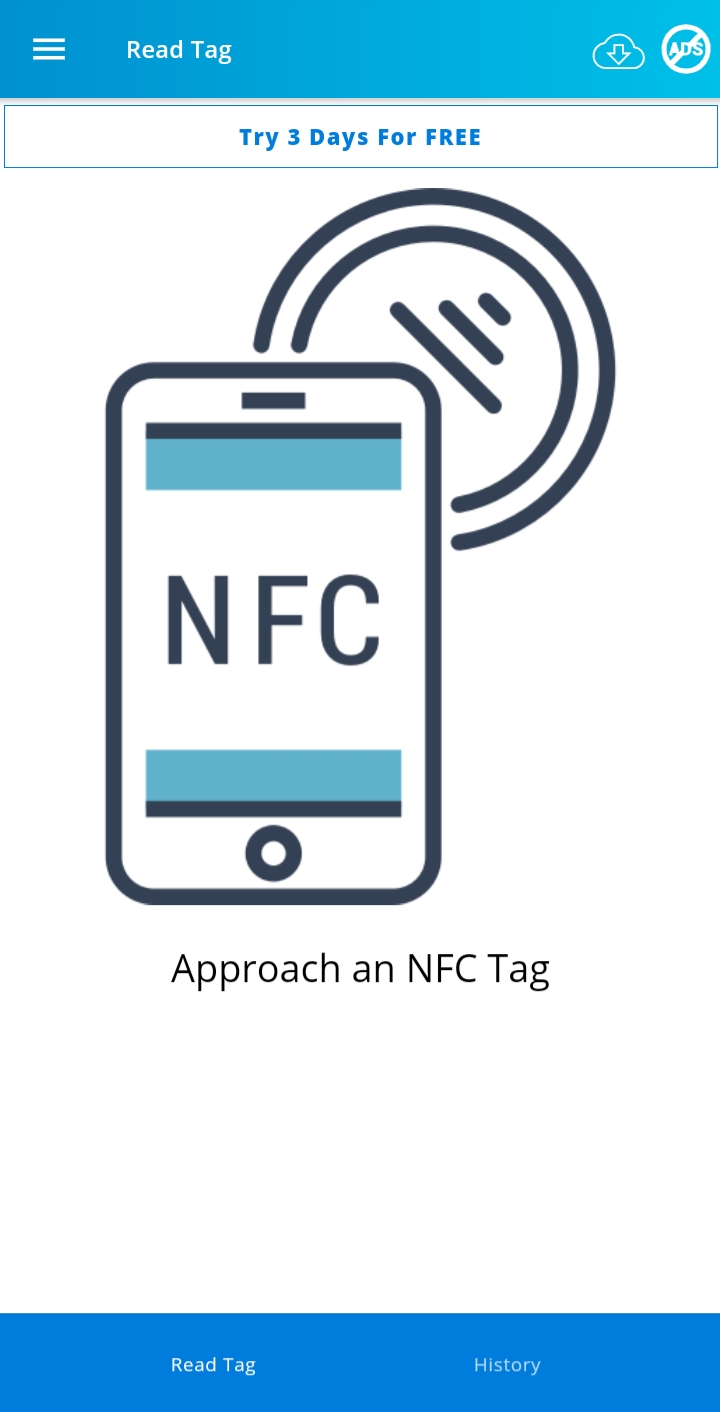 NFC Write and Read App