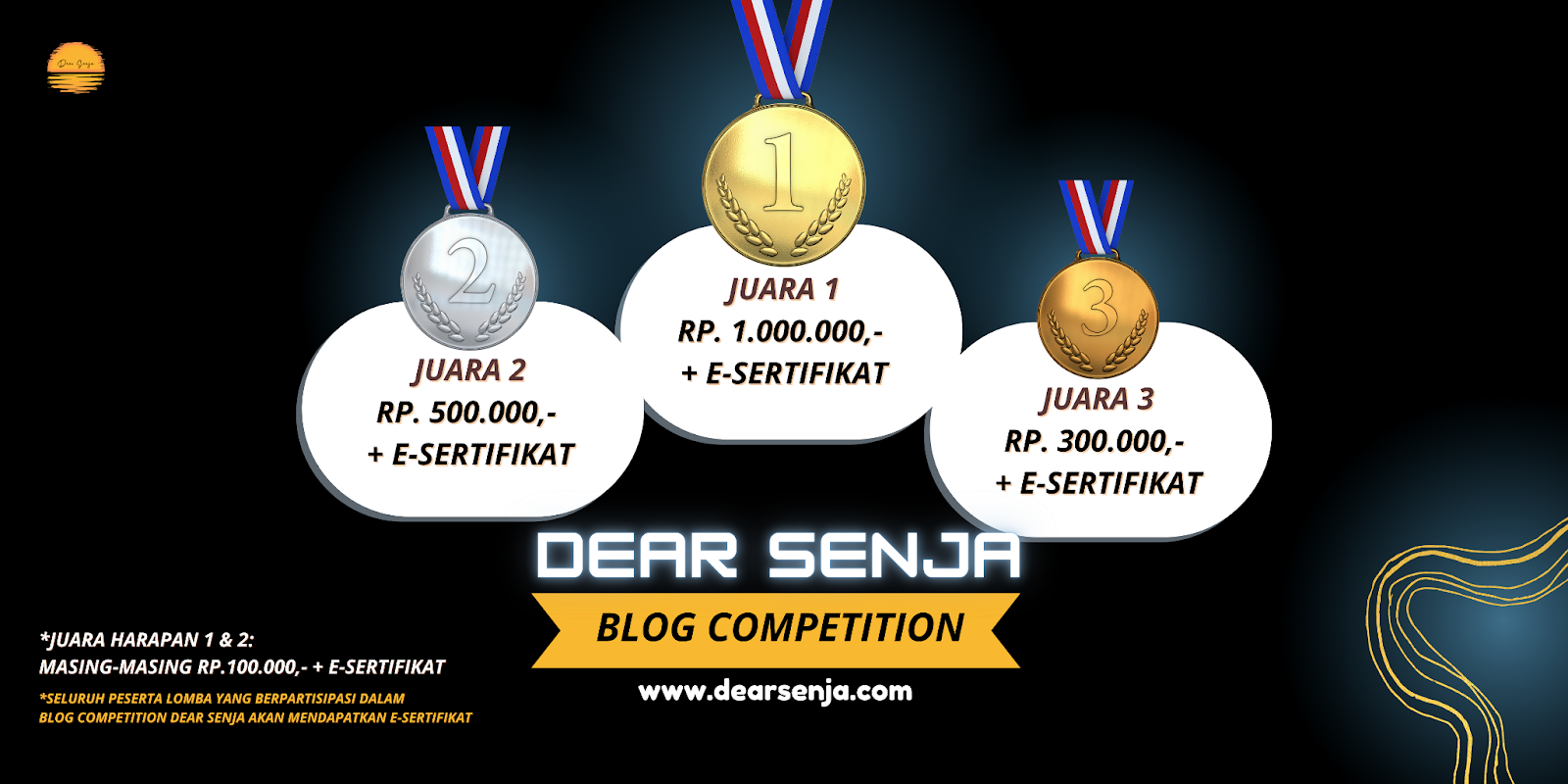 Hadiah Jutaan Rupiah! Ikuti Dear Senja Blog Competition 2023