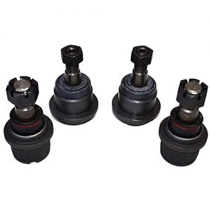 A-Team Performance - XRF 2X K7460X Upgraded Design Greaseable Upper and K7467 Greaseable Lower Ball Joint Kit - Compatible With 2003-2013 Dodge Ram 2500 3500 - Improved Design 4x4
