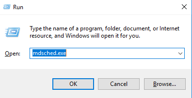 run window mdsched