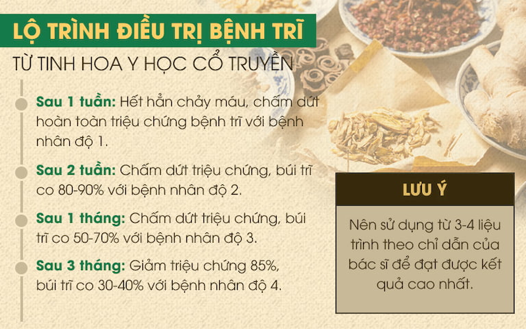 Liệu trình điều trị bệnh trĩ bằng Thăng trĩ Dưỡng huyết thang tại Thuốc dân tộc