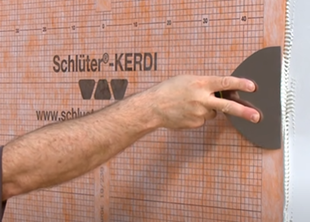 How to Waterproof Bathroom Walls Using Schluter Kerdi Membrane