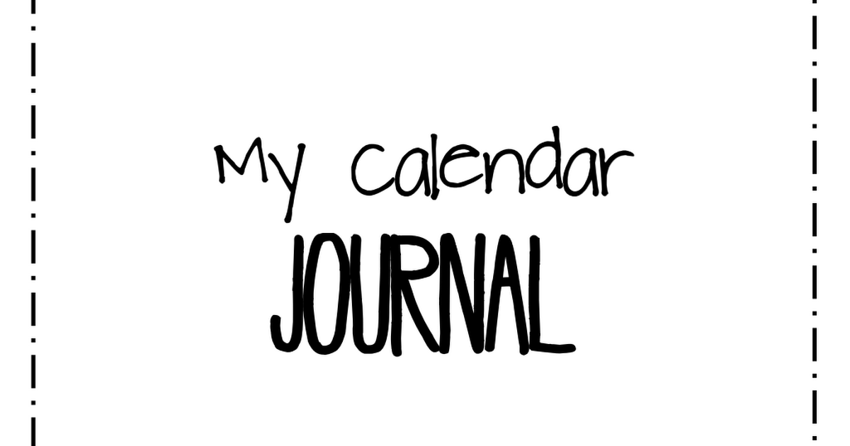 My Calendar Journal.pdf Google Drive