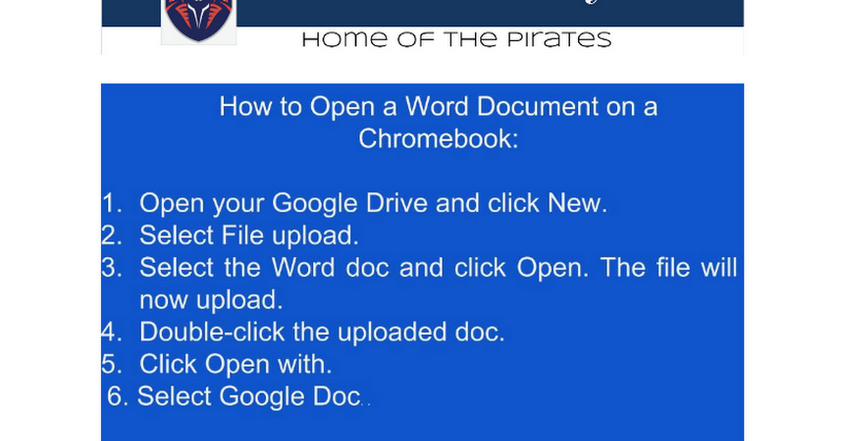 Google Doc & Word Documents