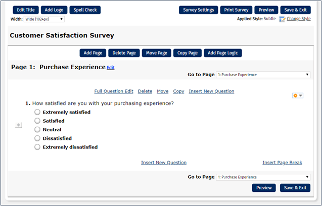 Setting Survey Preferences and Styles