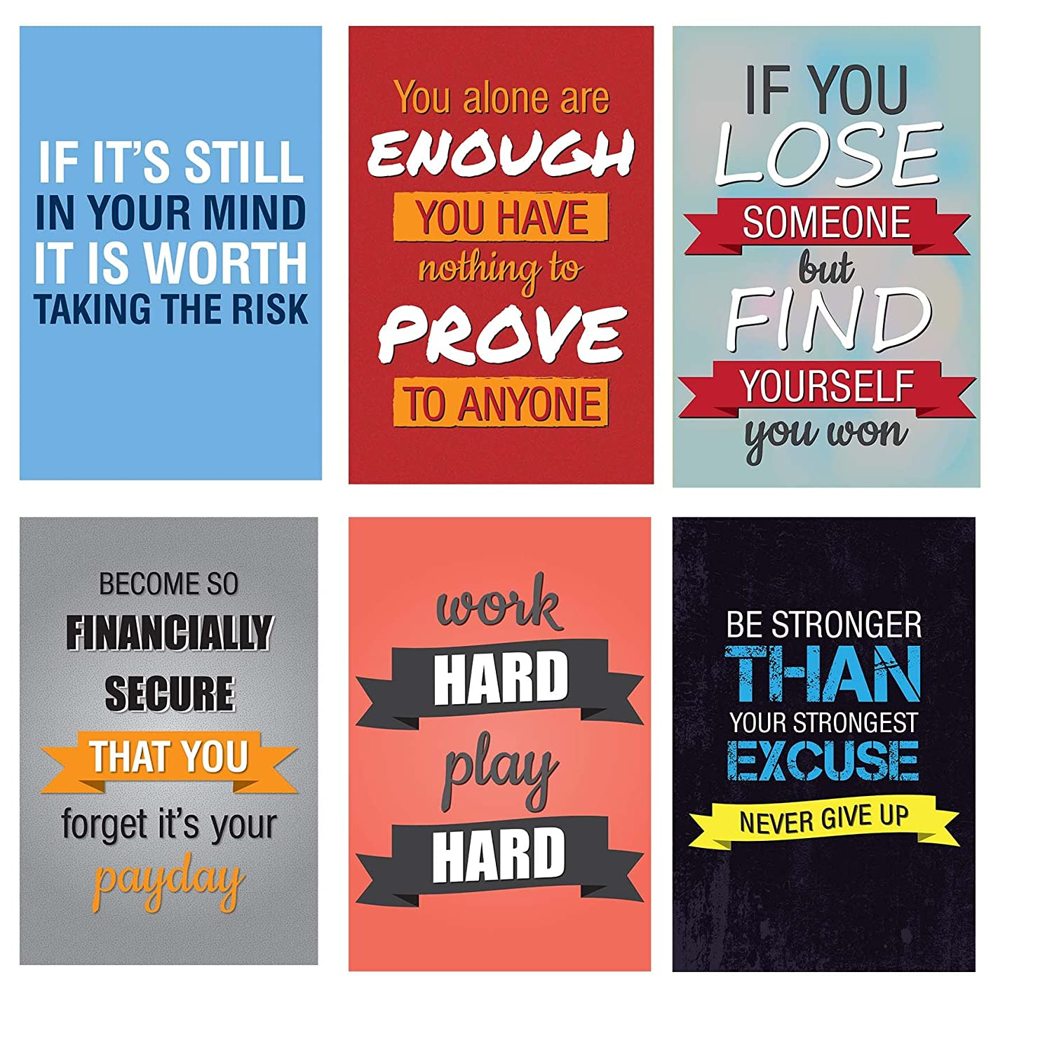 Business's Vision With Motivational Posters