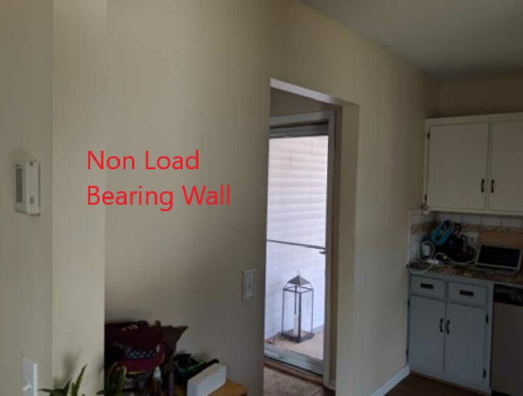 Non load bearing wall