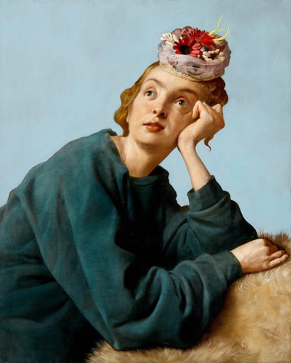 american painter currin penitent painting