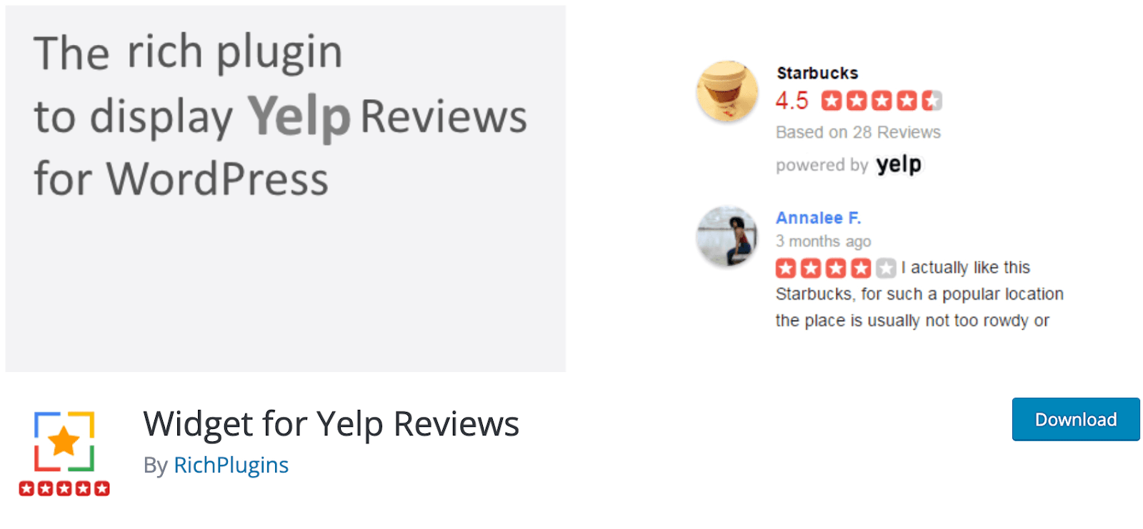 WordPress Yelp reviews plugins