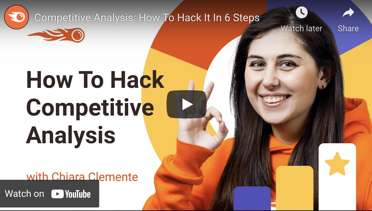 How to hack competitive analysis?
