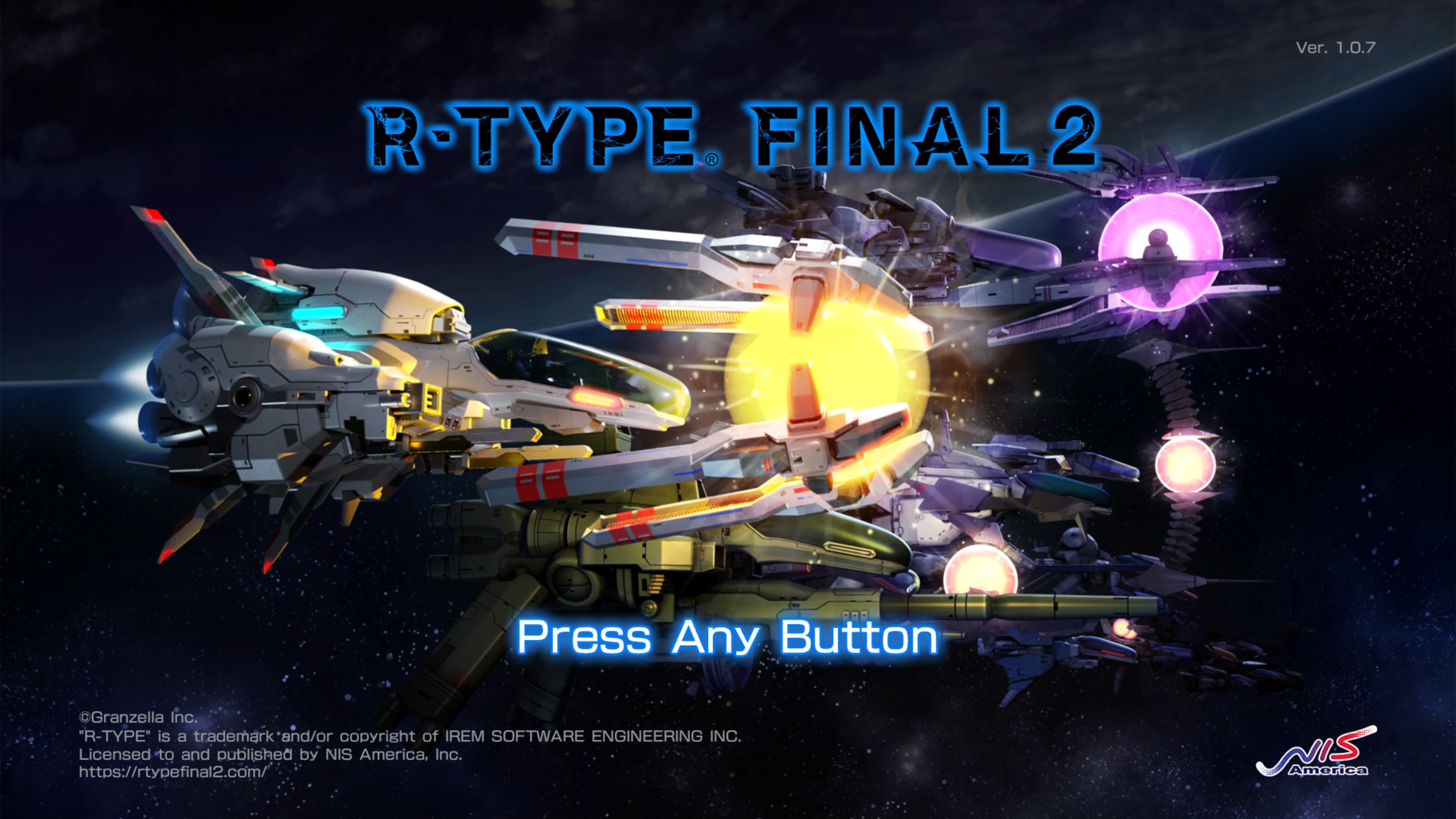 R-Type Final 2 Title Screen