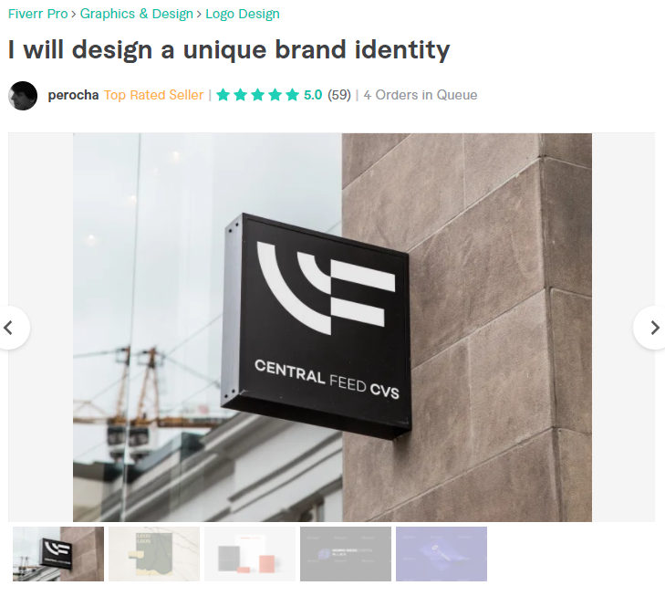 Make a branded logo for your business. Pro logo designer from Fiverr.