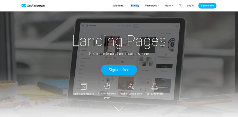 GetResponse Landing Pages