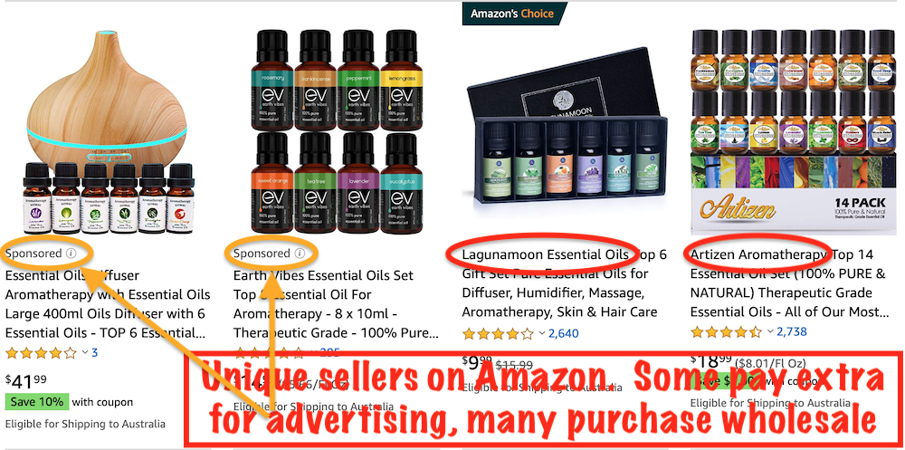how to make money with essential oils Amazon FBA or Etsy
