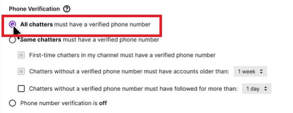 use Twitch Panic button feature