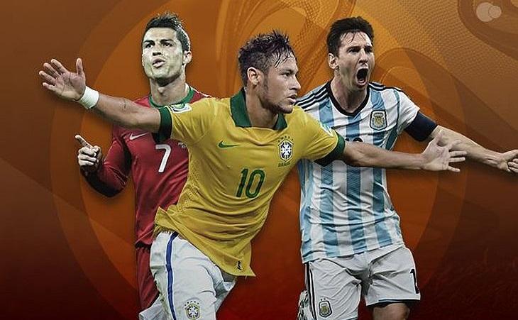 Messi lidera apostas para artilheiro da Copa de 2018; Neymar é 2º, CR7 o 3º