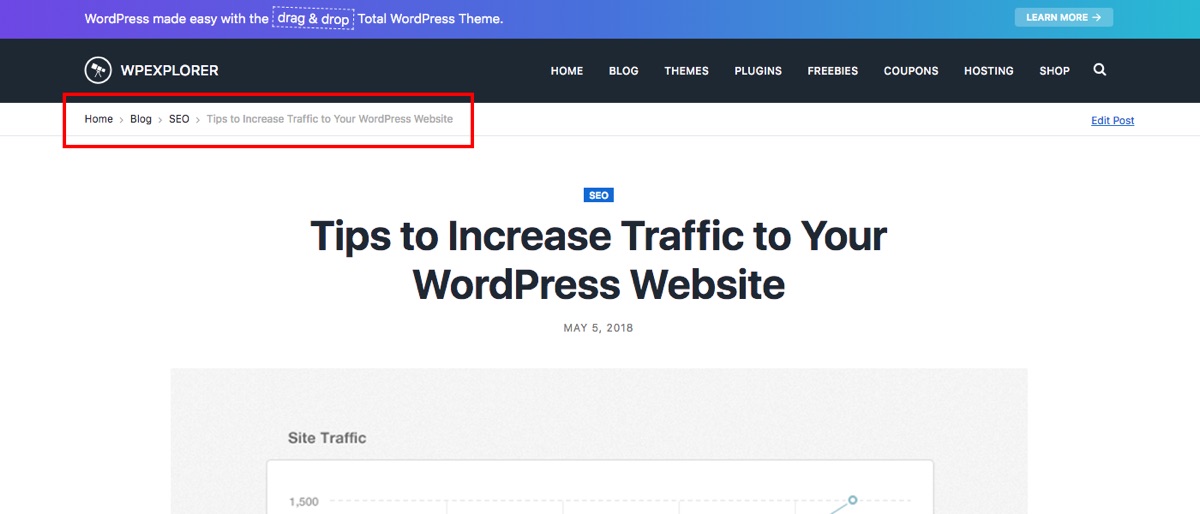 Adicione Breadcrumbs para Aumentar o Tráfego