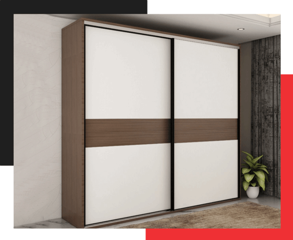 Artuz floor to ceiling wardrobe door mechanism provides Lacquered glass wardrobe shutters in Bangalore and a Sliding wardrobe soft close mechanism manufacturers