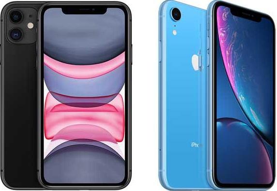 Display Of iPhone XR and iPhone 11
