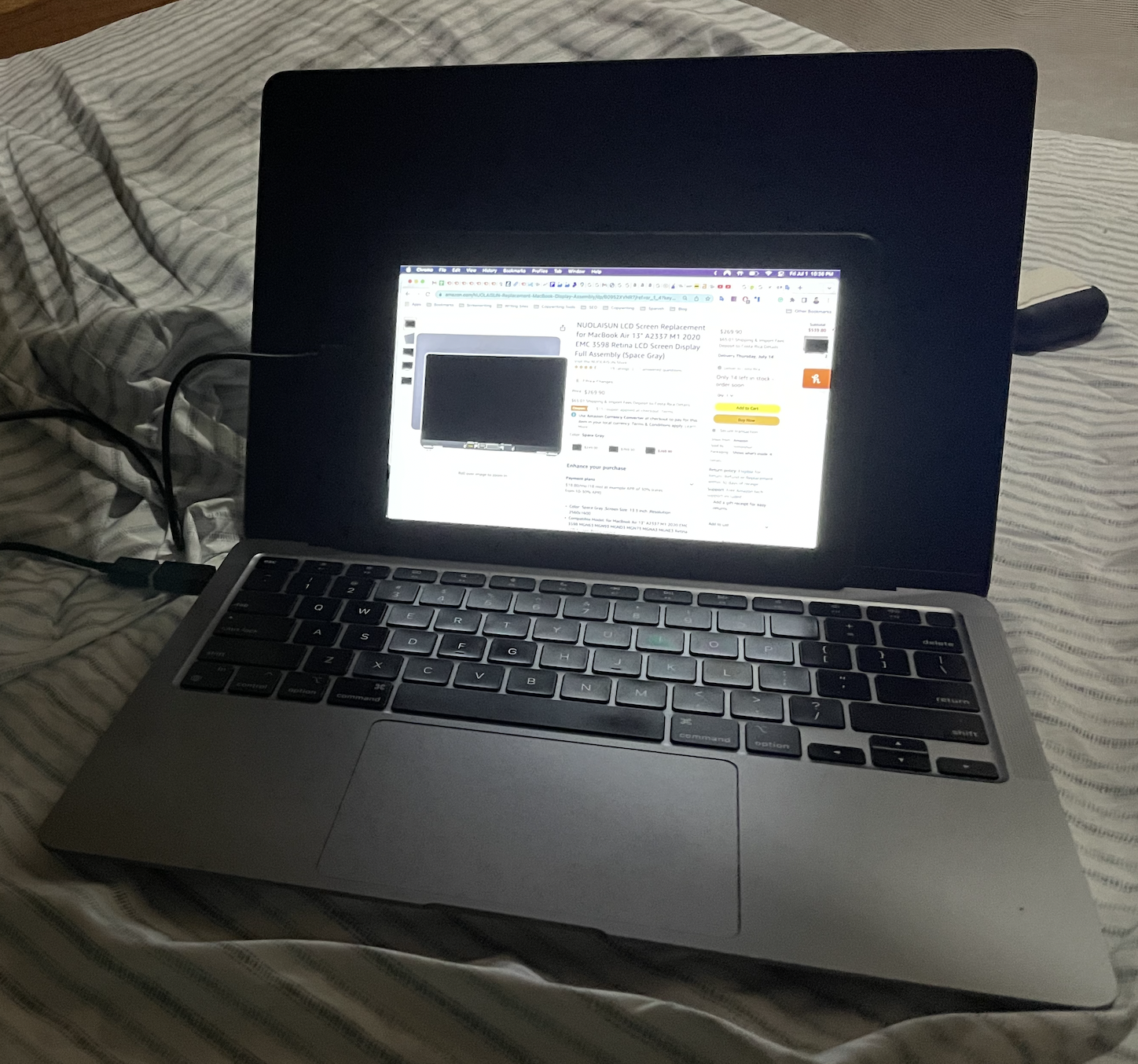 Skylers solution for broken MacBook Air screen