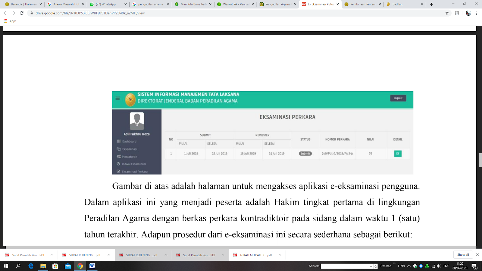 Peran E Eksaminasi Putusan Dalam Meningkatkan Kualitas Hakim Di Mahkamah Agung 17 6 Direktorat Jenderal Badan Peradilan Agama