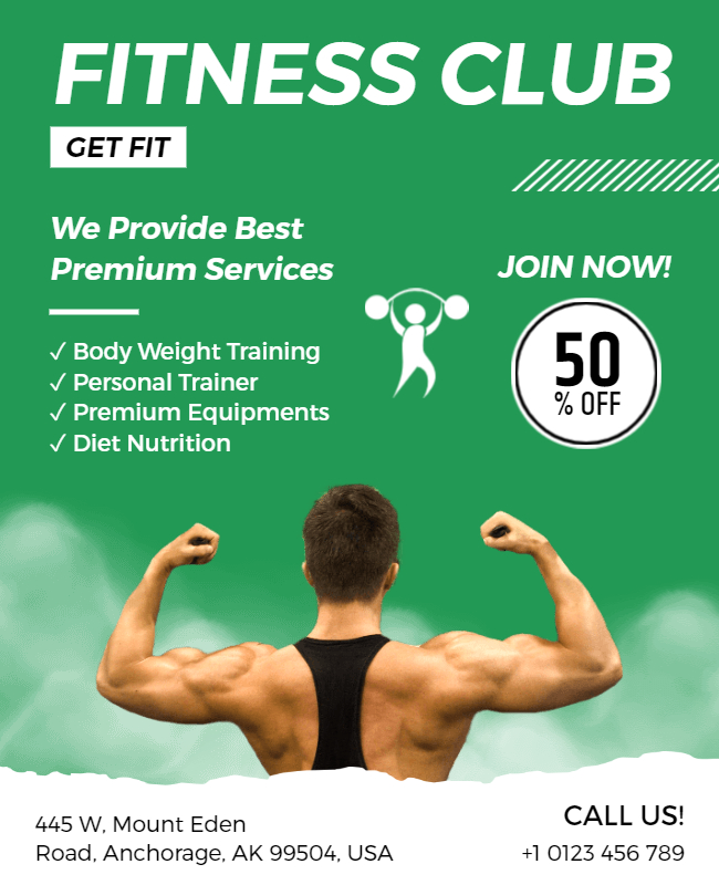Fitness Club Flyer