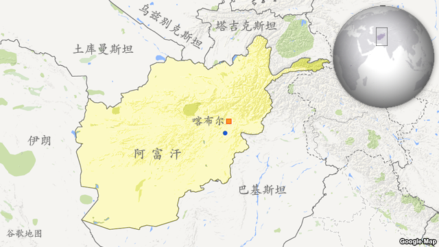 阿富汗地图