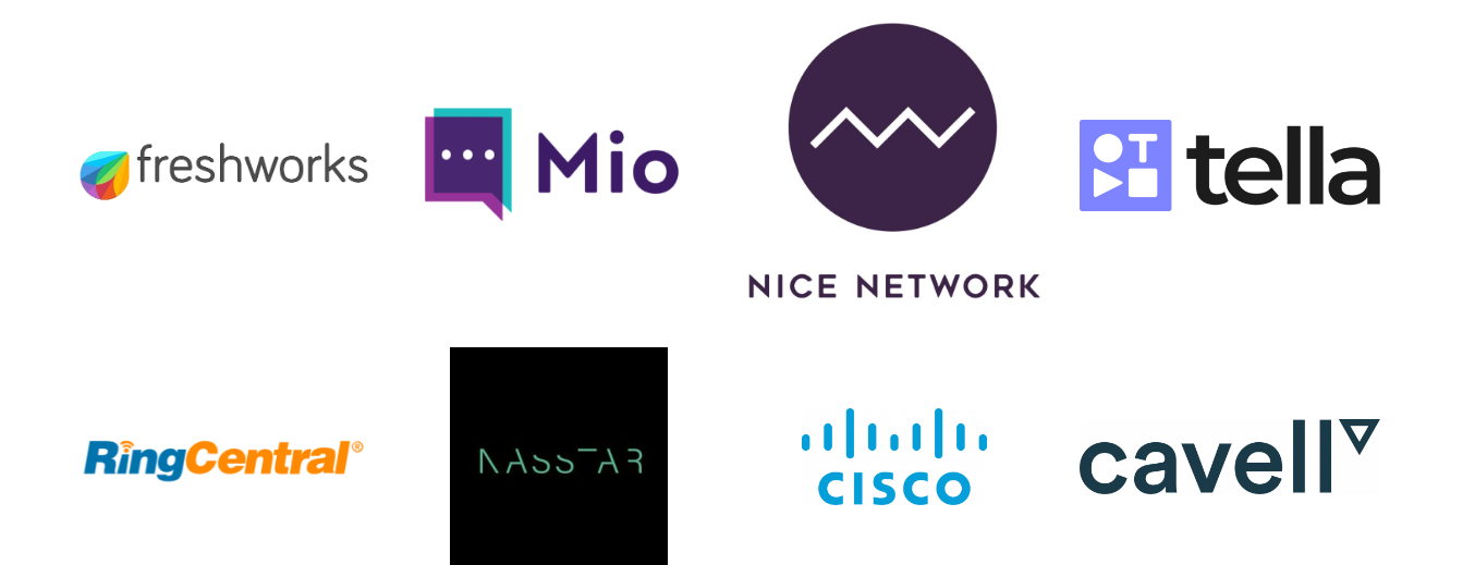 Example of niche clients in a freelancer's portfoloo