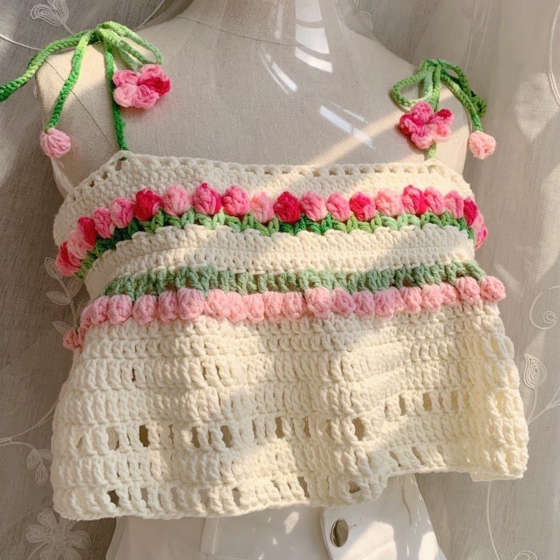 mẫu áo len handmade
