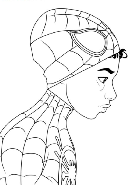 desenhos do homem-aranha para imprimir e colorir