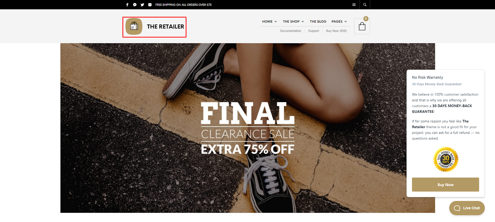 The Retailer- Great eCommerce WordPress Theme for WooCommerce 