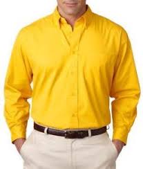 Image result for yellow button up shirt mens
