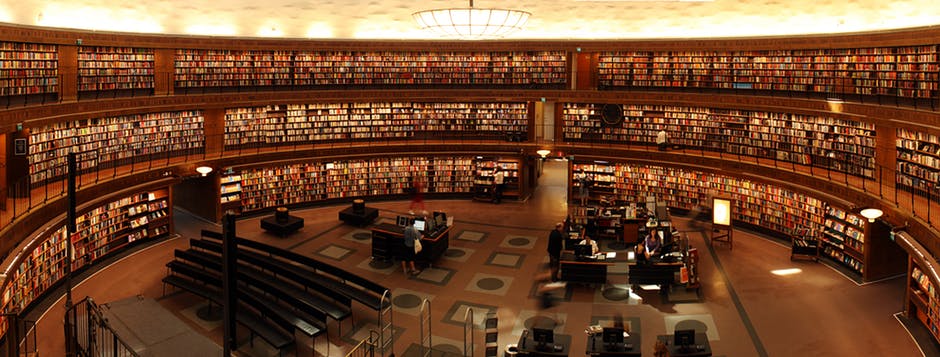 books, library, students
